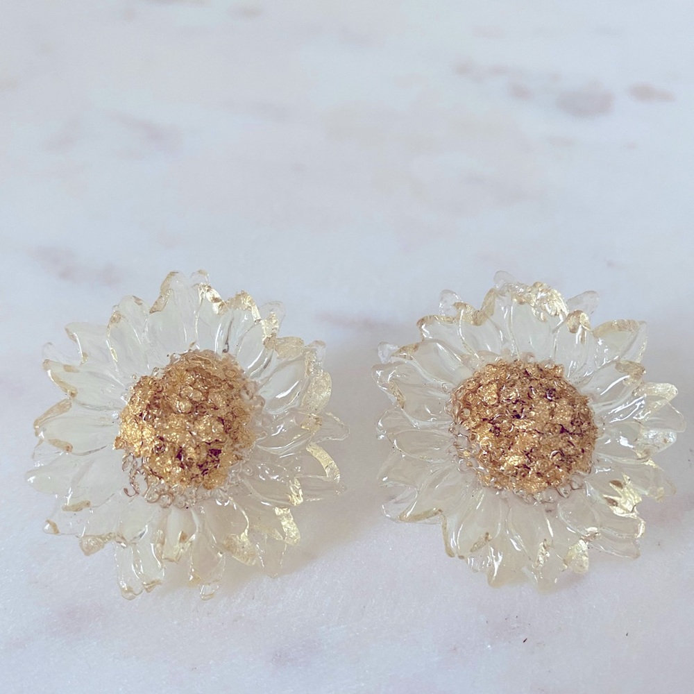 Summer Sunflower earrings